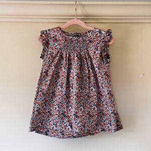 Emile et Ida Liberty Floral Print Cotton Dress
